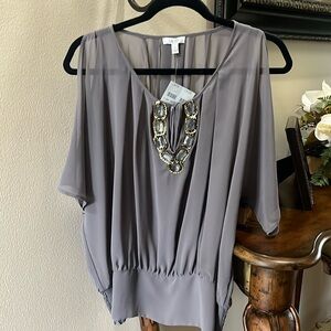 Cache small dressy blouse new with tags never worn